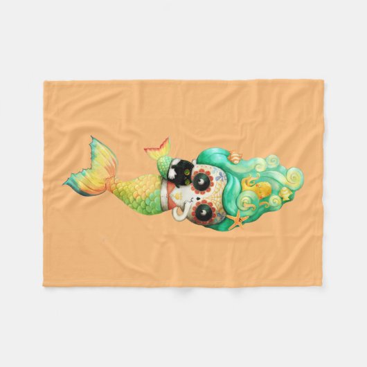 De dag van het dode meisje fleece deken (Voorkant (Horizontaal))