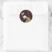 De dag van het dode meisje ronde sticker (Tas)