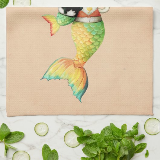 De dag van het dode meisje theedoek (Gevouwen)