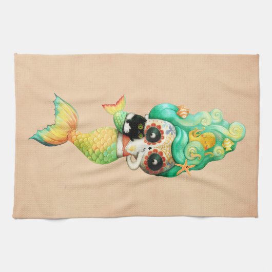 De dag van het dode meisje theedoek (Horizontaal)