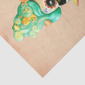 De dag van het dode meisje tissuepapier (Detail)