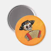 De dag van het dode skelet El Mariachi Magneet (Voorkant / Achterkant)