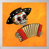 De dag van het dode skelet El Mariachi Poster (Voorkant)