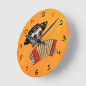 De dag van het dode skelet El Mariachi Ronde Klok (Hoek)