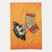 De dag van het dode skelet El Mariachi Theedoek (Verticaal)