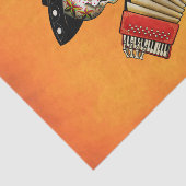 De dag van het dode skelet El Mariachi Tissuepapier (Detail)