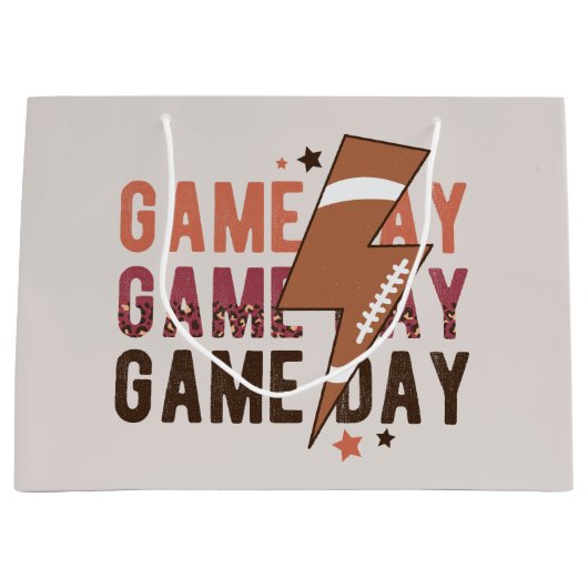 de dag van het football sporten groot cadeauzakje (Voorkant)