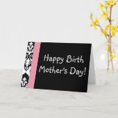 De Dag van het gelukkige Mamma van de Geboorte Kaart (Gele Bloem)