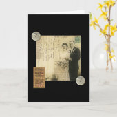 De Dag van het huwelijk, Congrats op 50 jaar van Kaart (Gele Bloem)