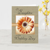 De Dag van het Huwelijk van de dochter Kaart (Gele Bloem)