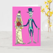 De Dag van het huwelijk van het Dode Wenskaart Kaart (Gele Bloem)