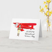 De Dag van internationale Vrouwen Kaart (Gele Bloem)