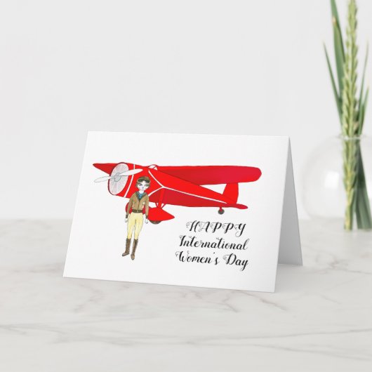 De Dag van internationale Vrouwen Kaart (Voorkant)