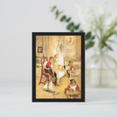 De Dag van Kerstmis in het Kinderdagverblijf Feestdagenkaart (Staand voorkant)