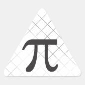 De Dag van pi - het Symbool van Pi Sticker (Voorkant)