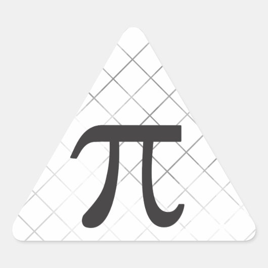 De Dag van pi - het Symbool van Pi Sticker (Voorkant)