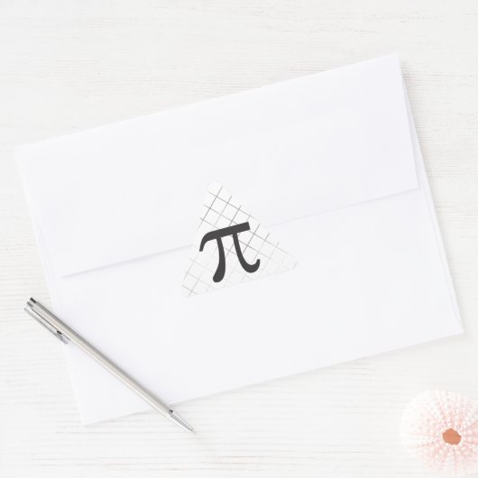 De Dag van pi - het Symbool van Pi Sticker (Envelop)