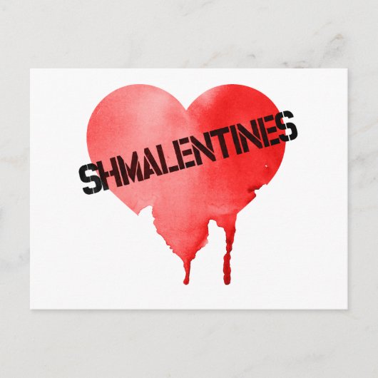 De Dag van Shmalentine van de Valentijnsdag Feestdagenkaart (Voorkant)