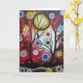 De Dag van Talk_By Lori Everett_ van de boom van Kaart (Gele Bloem)