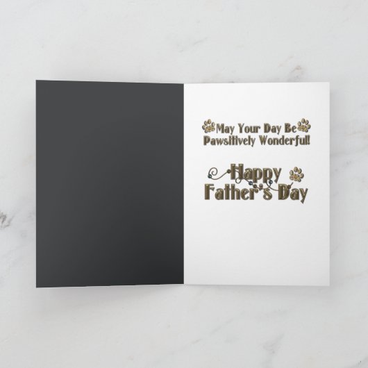 De Dag van vaders - de Poten van de Steen - Kaart (Binnen)