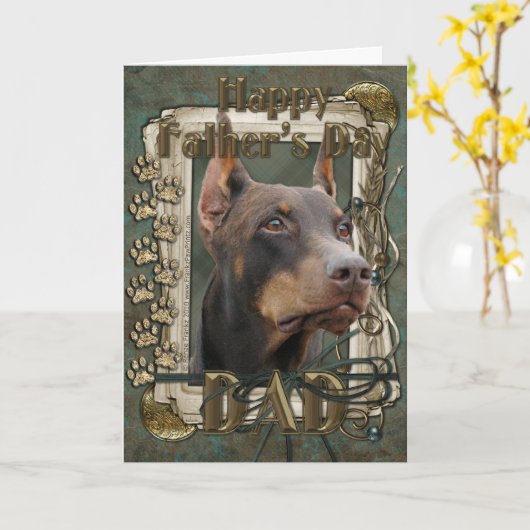 De Dag van vaders - de Poten van de Steen - Kaart (Gele Bloem)