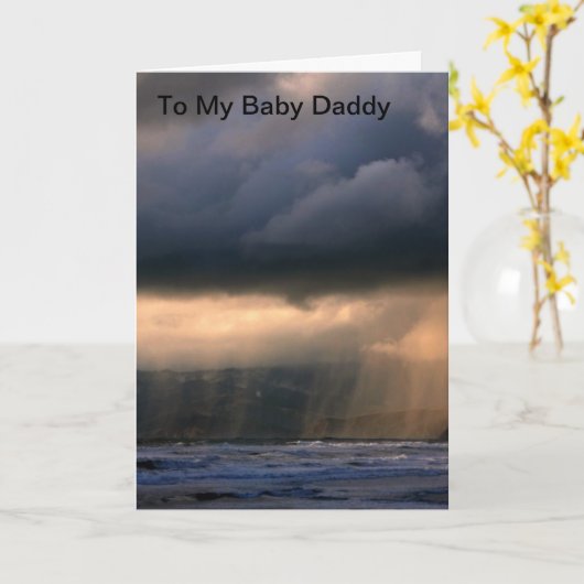 De Dag van vaders Kaart (Gele Bloem)