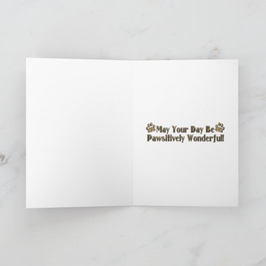 De Dag van vaders - Labrador - Chocolade Kaart (Binnen)