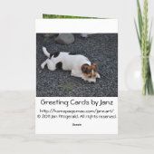 De Dag van vaders van de Hond Kaart (Achterkant)