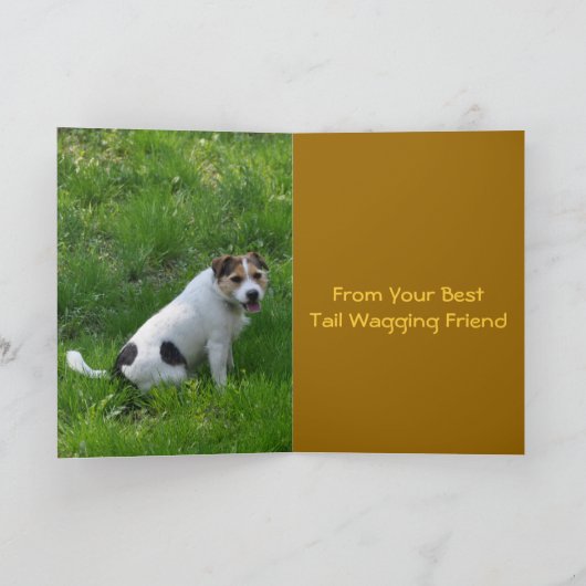 De Dag van vaders van de Hond Kaart (Binnen)