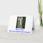 De Dag van veteranen, dankt u Militair Wenskaart Bedankkaart (Achterkant)