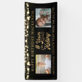 De dag verlicht de Foto JAREN in de MAKING Spandoek (Verticaal)