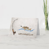 De dag-Vissen van de vader op pool Kaart (Voorkant)