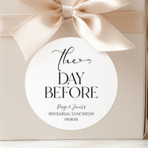 De dag voor de minimale bruiloft repetitie lunch