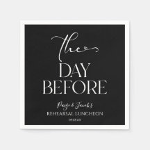 De dag voor de minimale bruiloft repetitie lunch