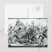 De dag waarop we vieren, uit 'Harpers Weekly' 1867 Briefkaart (Voorkant / Achterkant)