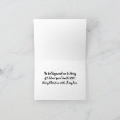 DE DAG ZOU NIET MEER ZIJN ZONDER "U" FEESTDAGEN KAART (Binnen)