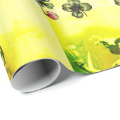 DE DAGDAG VAN DE ST-PATRICK MET SHAMROCKS CADEAUPAPIER (Rol Hoek)