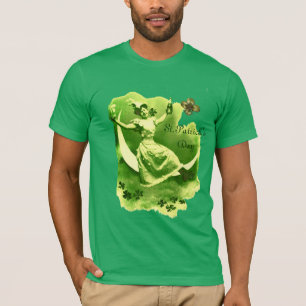 DE DAGDAG VAN DE ST-PATRICK MET SHAMROCKS MONOGRAM T-SHIRT