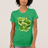 DE DAGDAG VAN DE ST-PATRICK MET SHAMROCKS MONOGRAM T-SHIRT (Voorkant)
