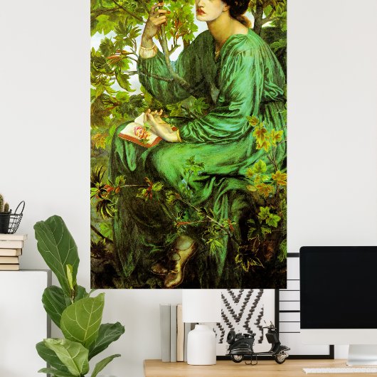 De dagdroom, fijne kunst, poster (Thuiskantoor)