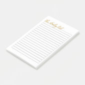 "De dagelijkse lijst"-laptop Post-it® Notes (Schuin)