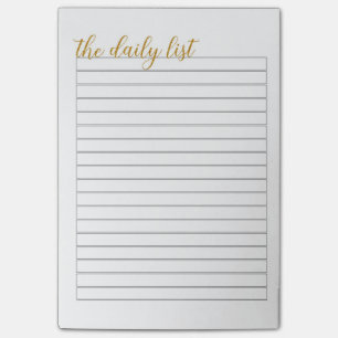 "De dagelijkse lijst"-laptop Post-it® Notes