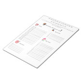 De dagelijkse planner notitieblok (Schuin)