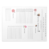 De dagelijkse planner notitieblok (Voorkant)