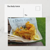 De dagelijkse vangst briefkaart (Voorkant / Achterkant)