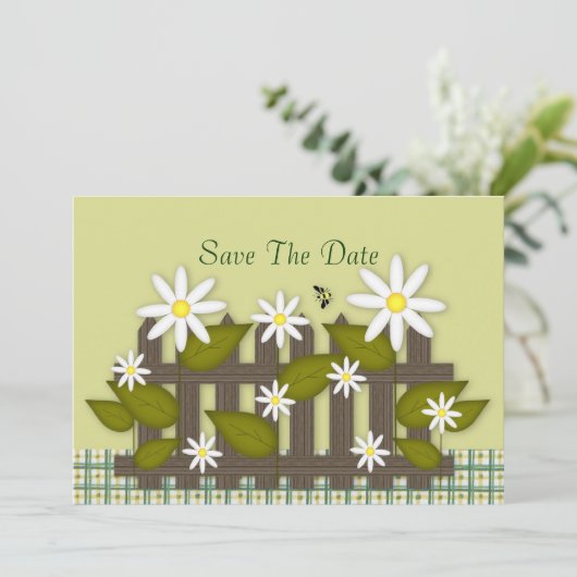 De dagen bewaren de Datum Save The Date (Staand voorkant)
