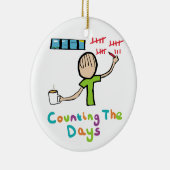 De dagen tellen keramisch ornament (Rechts)