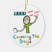 De dagen tellen keramisch ornament (Links)