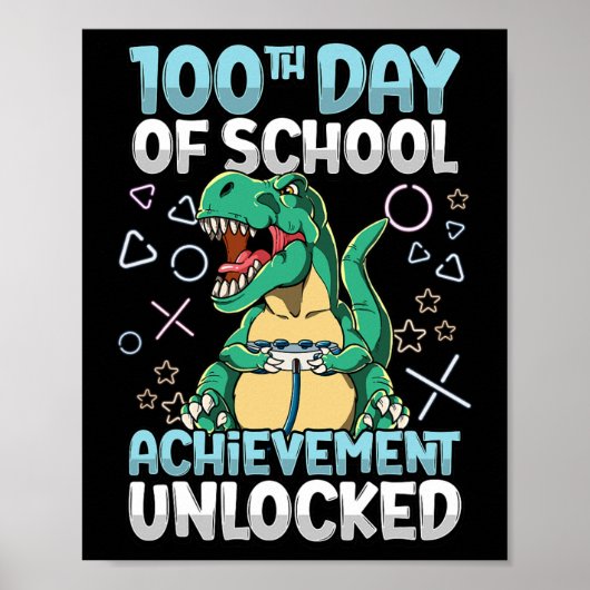 De dagen van de school gamer poster (Voorkant)