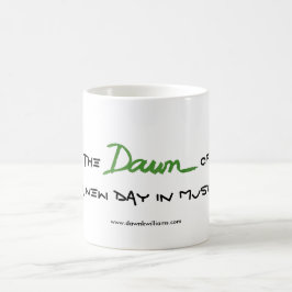 De dageraad van een nieuwe dag in de muziek Mok